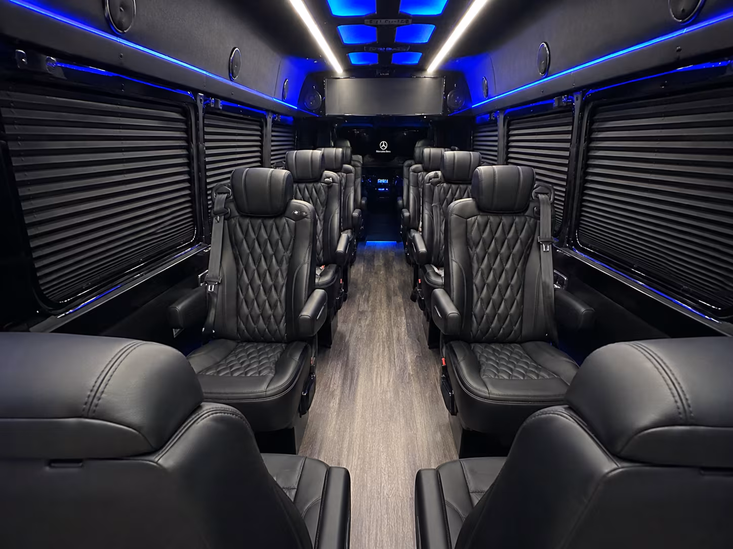 20 passenger sprinter van inside