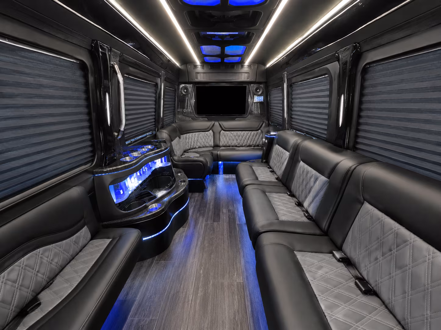 sprinter van rides to every stadium and arena serving the santa maria region
