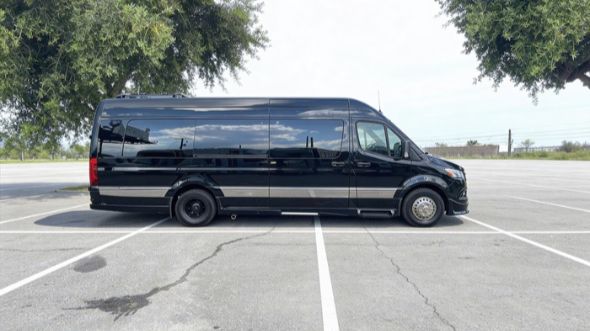 visalia wedding sprinter van rental